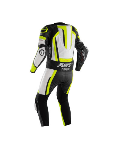 Combinaison RST Pro Series Airbag cuir - jaune fluo/camo taille M