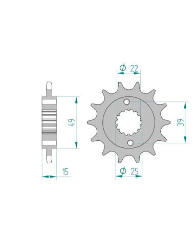 Kit chaine AFAM acier KYMCO KXR 250 pas 520 2003 à 2006