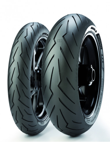 Pneu PIRELLI Diablo Rosso III (F) (K) Kawasaki Ninja H2 120/70 ZR 17 M/C (58W) TL (K)