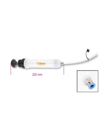 Seringue à huile BETA 200ml polypropylène