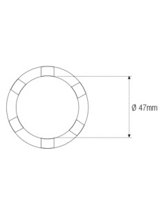 Douille à créneaux MOTION PRO Ø47mm 2