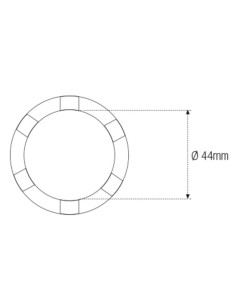 Douille à créneaux MOTION PRO Ø44mm 3/8'' 2