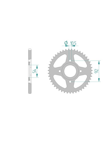 Kit chaine AFAM acier MBK X-POWER 50 pas 420 2000 à 2002