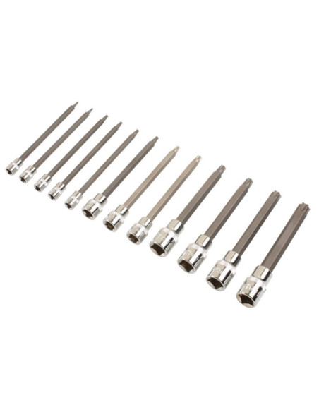Jeu d'embouts de sécurité Torx® LASER TOOLS 135 mm - 12 pieces