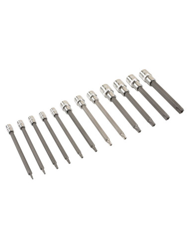 Jeu d'embouts de sécurité Torx® LASER TOOLS 135 mm - 12 pieces