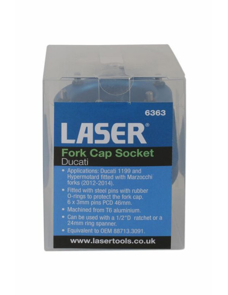 Douille à créneau LASER TOOLS dessus de fourche Ducati
