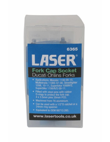 Douille à créneau LASER TOOLS dessus de fourche Ducati Öhlins FG811