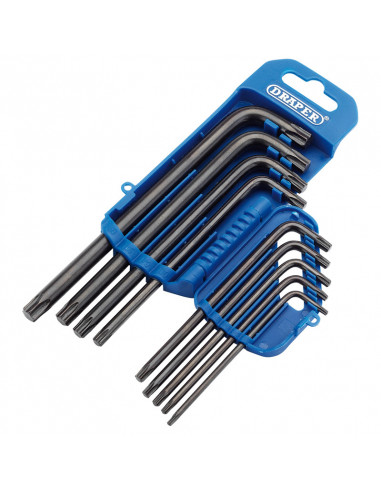 Jeu de 9 clés mâles DRAPER Torx® longues