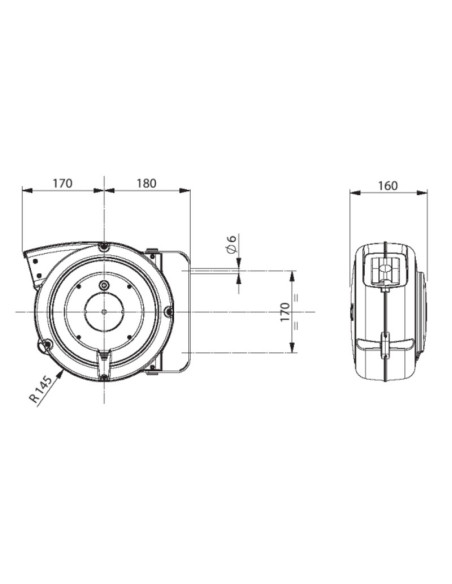Enrouleur électrique ZECA automatique 15m