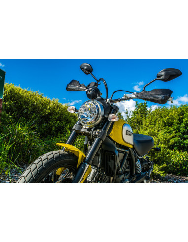 Coques de protège-mains BARKBUSTERS Carbon fibre de carbone