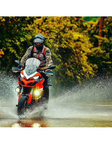 Kit de montage BARKBUSTERS montage 2 points noir Ducati