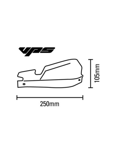 Kit protège-mains BARKBUSTERS VPS MX Universel argent