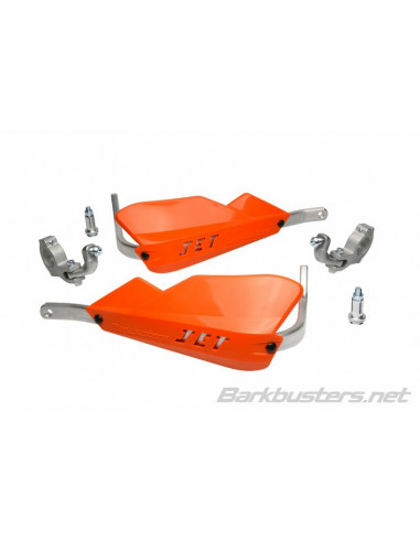 Kit protège-mains BARKBUSTERS Jet montage 2 points guidon Ø28,6mm orange