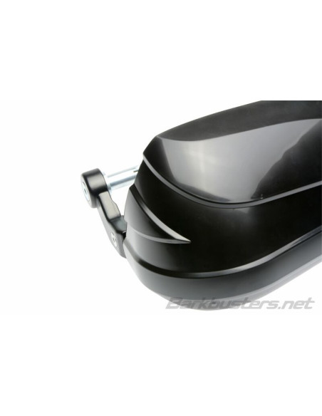Kit protège mains BARKBUSTERS Storm point d'attache simple embout du guidon creux noir