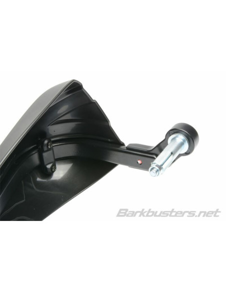 Kit protège mains BARKBUSTERS Storm point d'attache simple embout du guidon creux noir