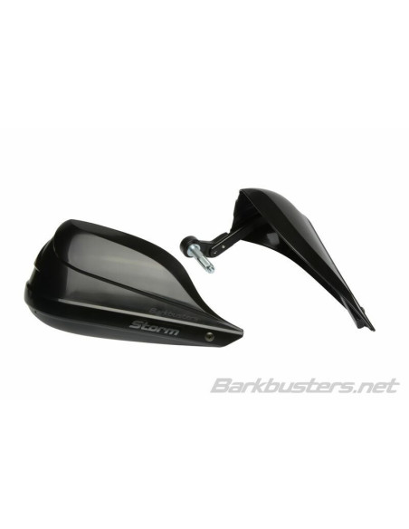 Kit protège mains BARKBUSTERS Storm point d'attache simple embout du guidon creux noir