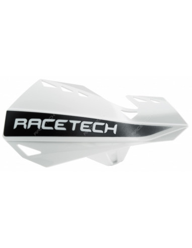 Protège-mains RACETECH Dual blanc