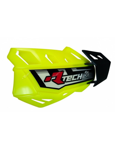 Protège-mains RACETECH FLX jaune fluo réglable