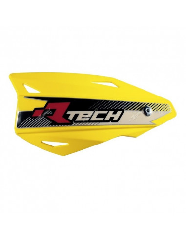 Protège-mains RACETECH Vertigo réglable jaune