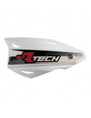 Protège-mains RACETECH Vertigo réglable blanc