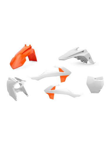 Kit plastique POLISPORT MX couleur origine KTM SX65