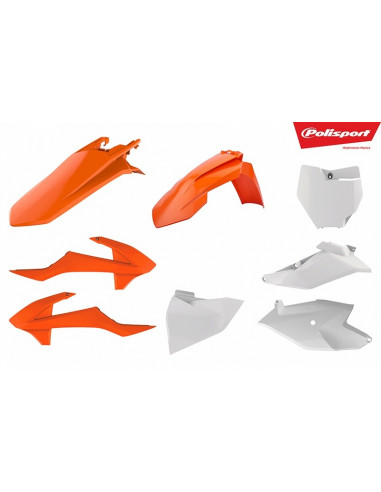 Kit plastique POLISPORT couleur origine (2018) KTM SX85