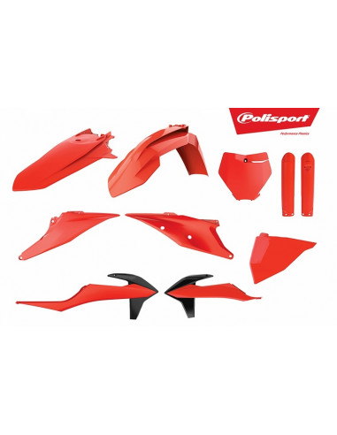 Kit plastiques POLISPORT orange fluo KTM SX/SX-F