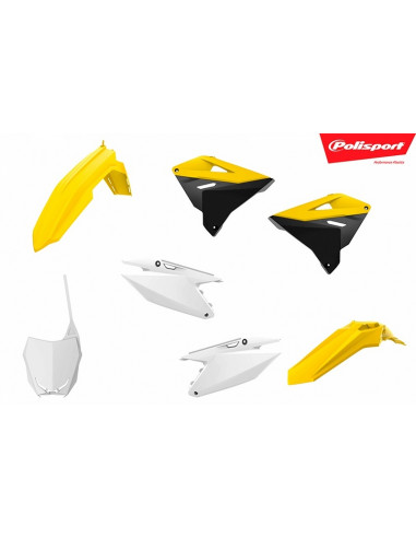 Kit plastiques POLISPORT couleur origine 2019 Suzuki RM125/250