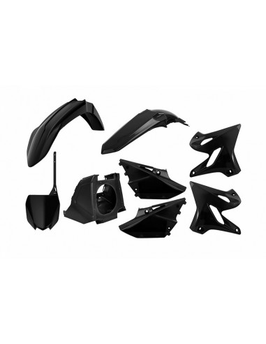 Kit plastique POLISPORT restylé noir Yamaha YZ125/250