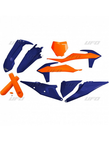 Kit plastiques UFO Edition Limitée orange/bleu KTM SX/SX-F