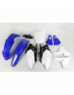 Kit plastique UFO couleur origine bleu/blanc Yamaha YZ85