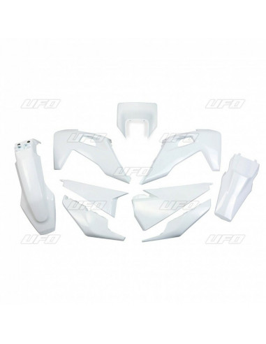 Kit plastiques UFO blanc Husqvarna FE/TE