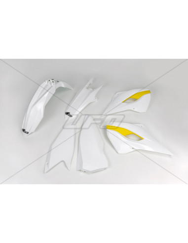 Kit plastique UFO couleur origine (2015) blanc/jaune Husqvarna