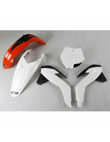 Kit plastique UFO origine (2017) orange/blanc/noir KTM SX85