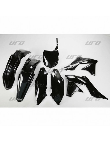 Kit plastique UFO noir Kawasaki KX250F