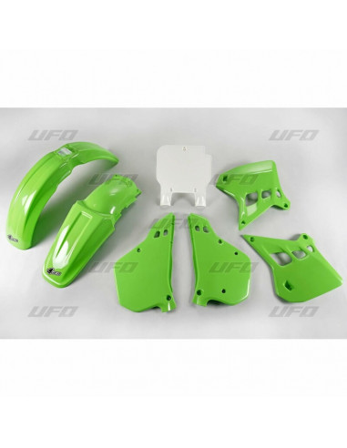 Kit plastique UFO couleur origine Kawasaki KX125