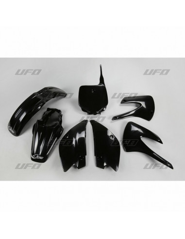 Kit plastique UFO noir Kawasaki KX85