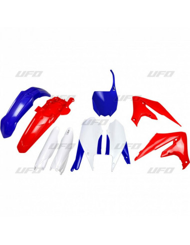 Kit plastiques UFO Edition Limitée bleu/blanc/rouge Yamaha YZ250F