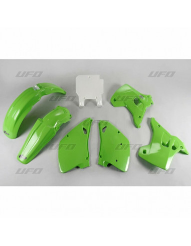 Kit plastique UFO couleur origine (1992) Kawasaki KX125/250