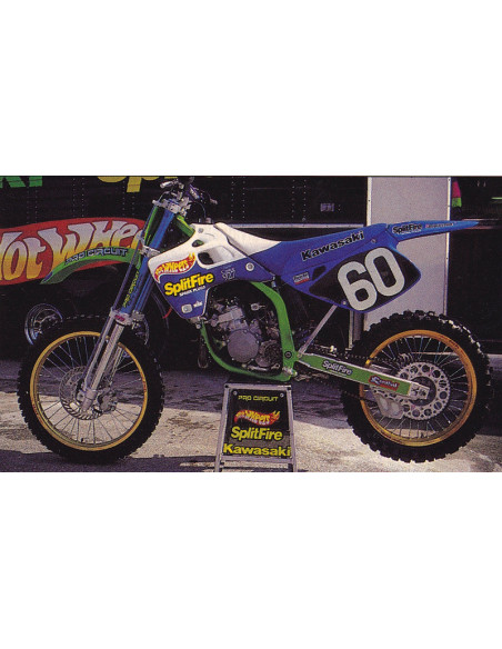 Kit plastiques & déco UFO Hot Wheels Replica Kawasaki KX125/250