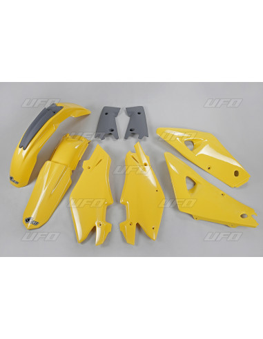 Kit plastique UFO couleur origine jaune/gris Husqvarna CR125/250