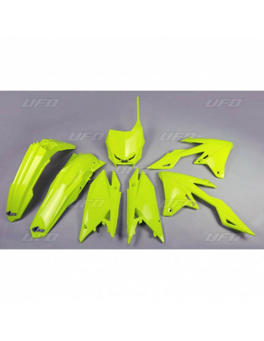 Kit plastiques UFO jaune fluo Suzuki RM-Z250