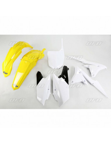 Kit plastique UFO 60e anniversaire jaune/noir Yamaha YZ250F/450F