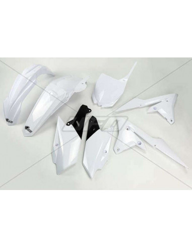 Kit plastique UFO blanc Yamaha YZ250F/450F