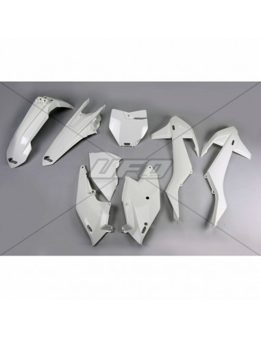 Kit plastique UFO blanc KTM