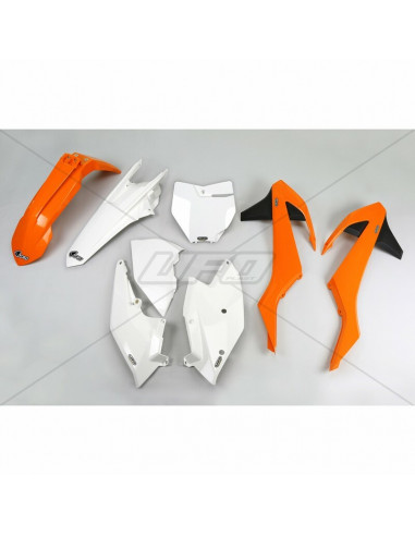 Kit plastique UFO couleur origine (2016) orange/blanc/noir KTM