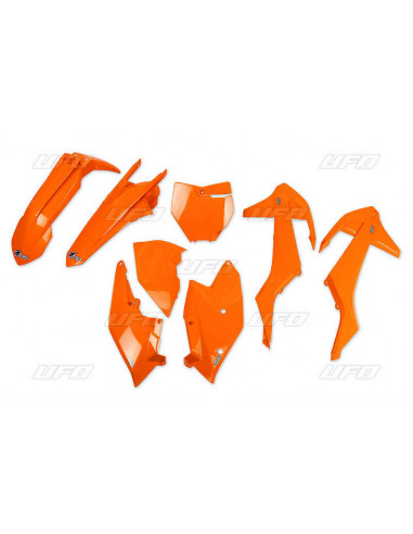 Kit plastique UFO orange fluo KTM