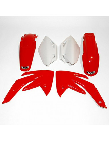 Kit plastique UFO couleur origine rouge/blanc Honda CRF150R/150F