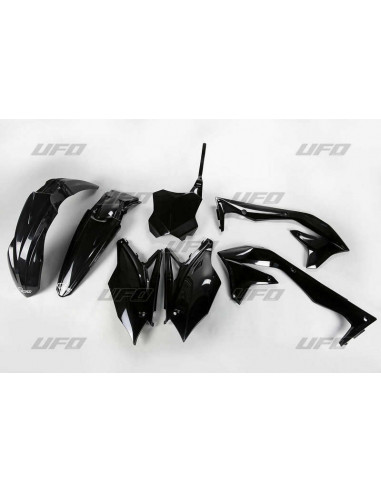 Kit plastique UFO noir Kawasaki KX450F