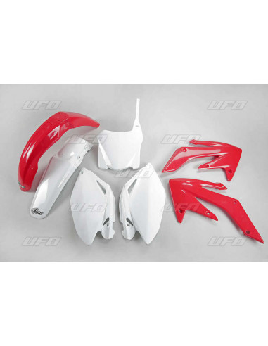 Kit plastique UFO couleur origine rouge/blanc (2009) Honda CRF250R